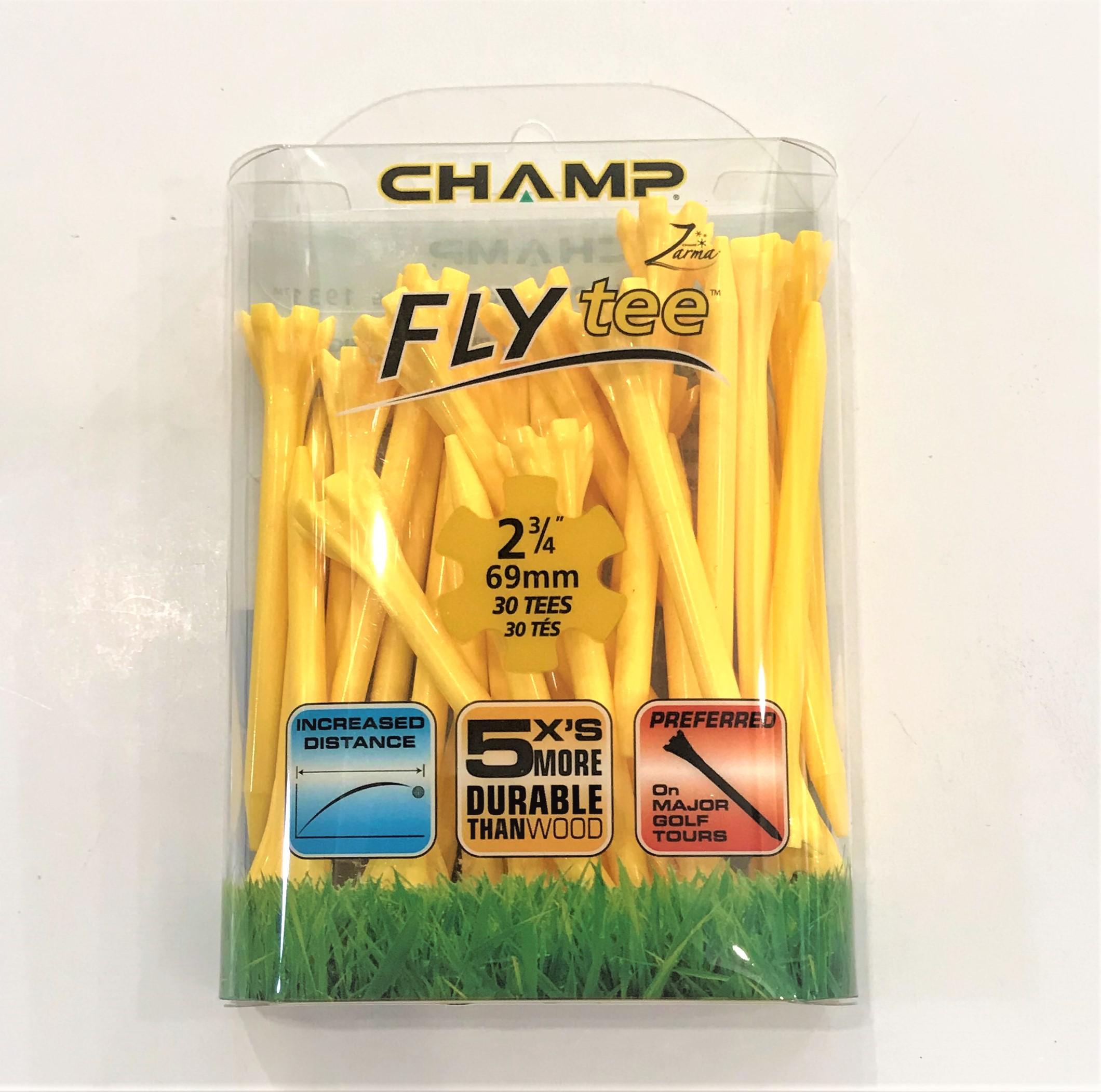 Champ Fly Tee Golf 2 3/4 30pcs Pack (Yellow) từ Golf