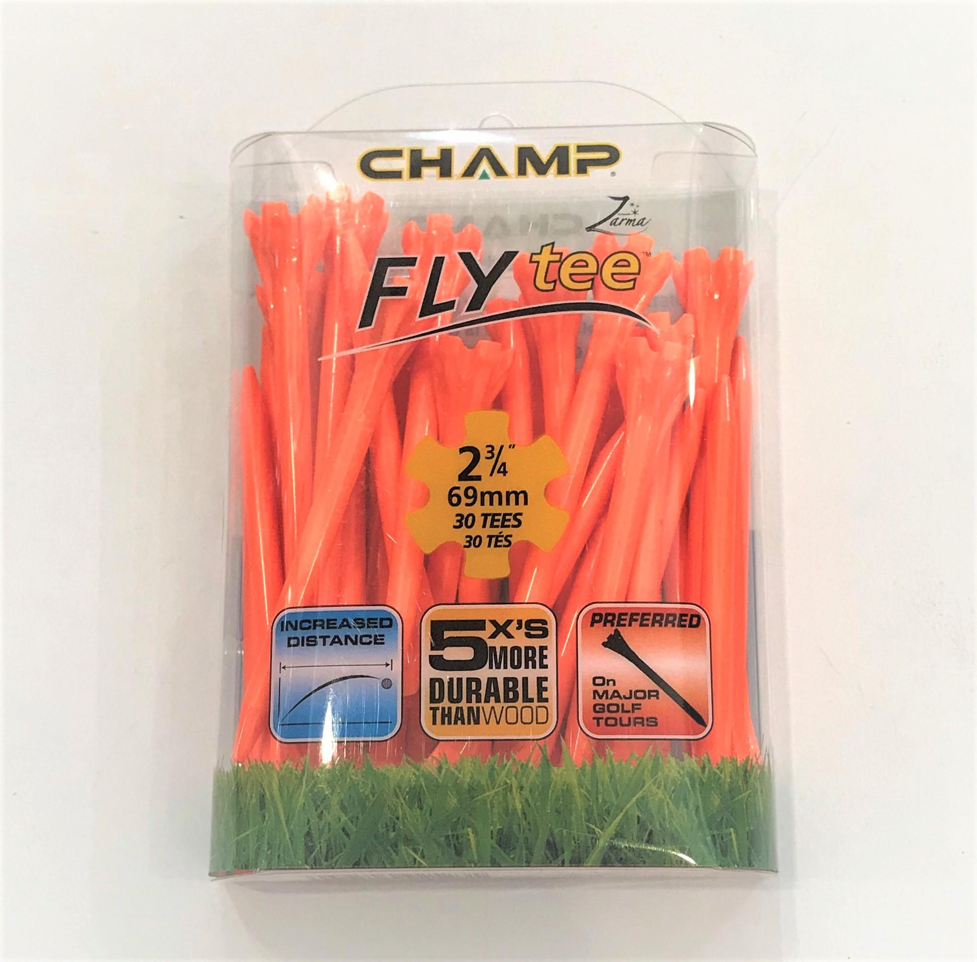 Champ Fly Tee Golf 2 3/4 30pcs Pack (Orange) từ Golf
