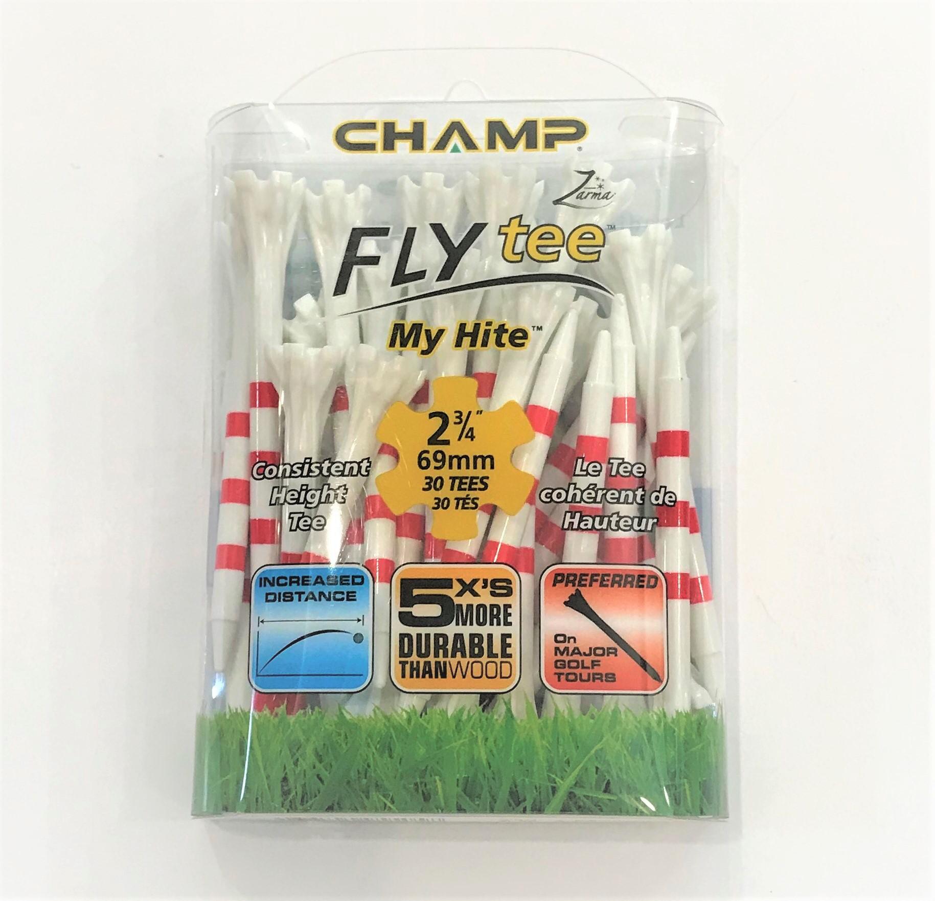 Champ Fly Tee Golf 2 3/4 My Height 30pcs Pack (White/Red) từ Tee golf
