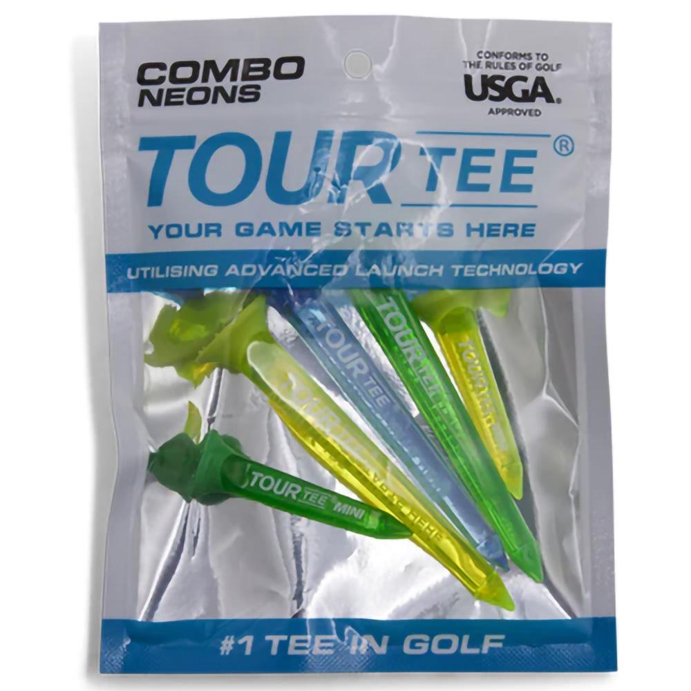 Tee Golf Tour Tee Combo Neon Blue (L/3, S/2) từ Tee golf