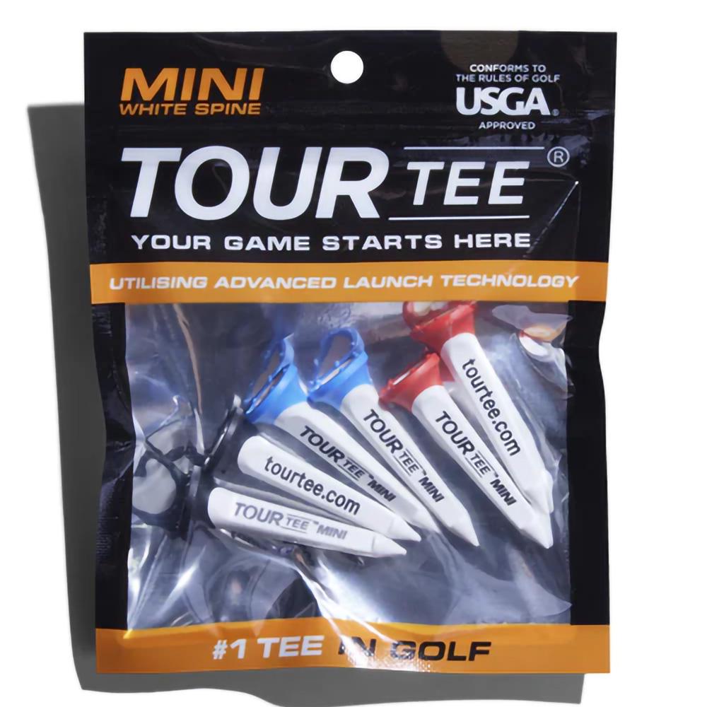 Tee Golf Tour Tee Mini White Spine (S/6) từ Tee golf