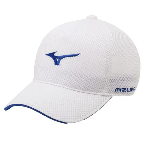 Nón kết golf nam DOUBLE RUSSELL MESH CAP WHITE/BLUE E2MWA00671 | Mizuno