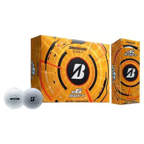 Hộp 12 bóng golf E6 SOFT WHITE 2025 | BridgeStone từ Bóng golf