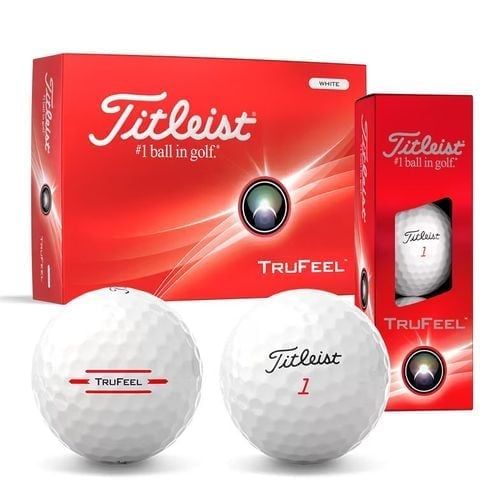 Hộp 12 bóng golf TruFeel 2 lớp 2024 màu Trắng MEGA SALE | Titleist