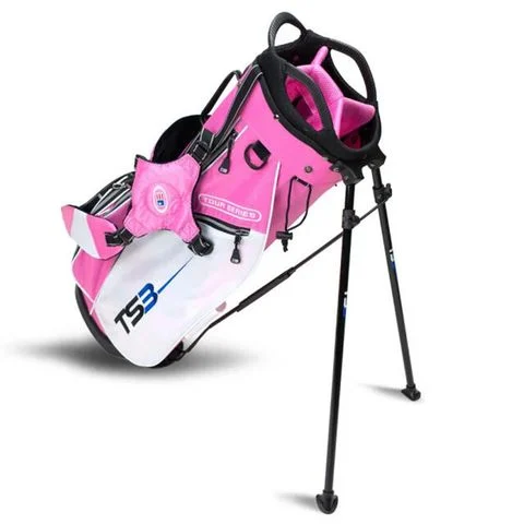 Túi gậy golf trẻ em TS3-51 Stand Bag 27.5 Inch, v15 - Pink-White Bag 51071 | US Kids Golf