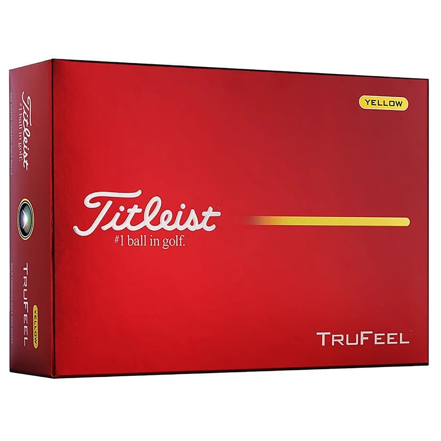 Hộp 12 bóng golf TruFeel 2 lớp 2026 màu Vàng | Titleist