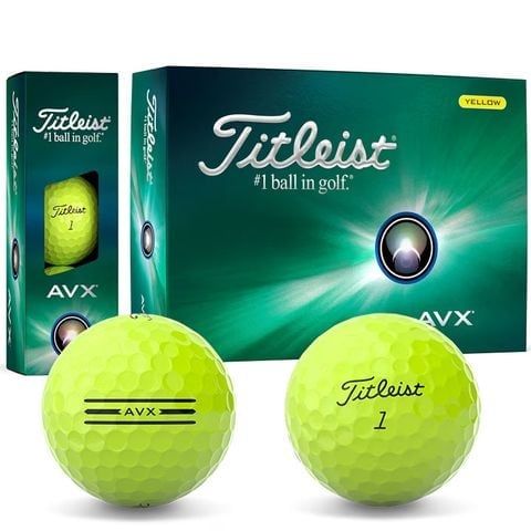 Hộp 12 bóng golf AVX 3 lớp vàng 2024 MEGA SALE | Titleist