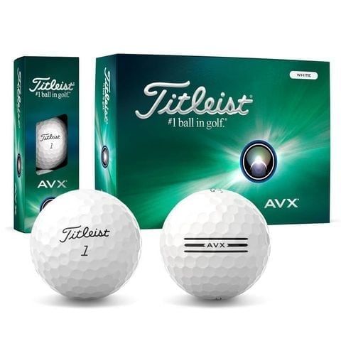 Hộp 12 bóng golf AVX Trắng 3 lớp 2024 MEGA SALE | Titleist