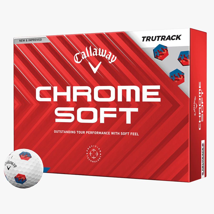 Bóng golf CHROME SOFT 24 TruTracK Blue/Red | Callaway