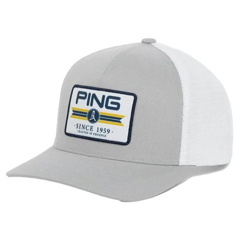 Nón kết golf nam AVIATOR CAP 254 GREY CAP37942-103 | PING