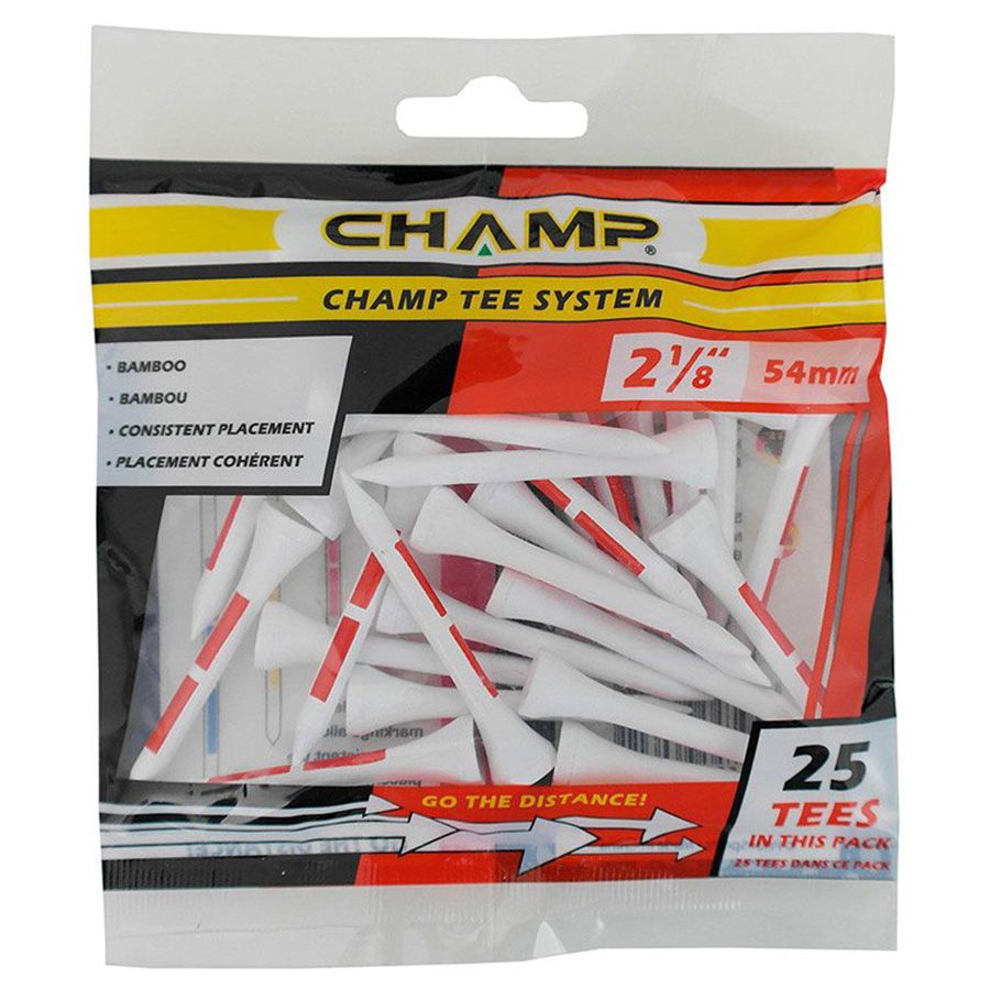 Gói 25 Tee Bamboo 2-1/8" (54mm) 25P Pack (CTS2180225) | CHAMP