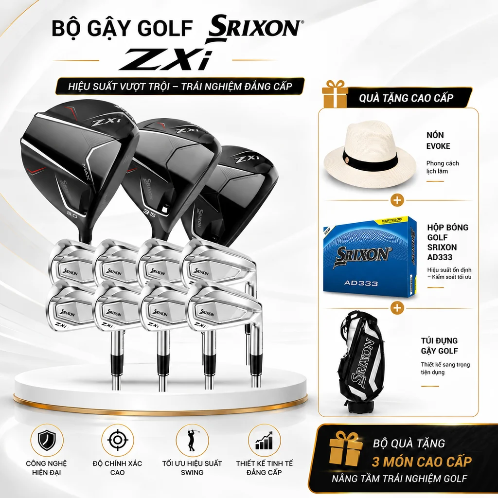 BỘ FULL SET 11 gậy ZXi | Srixon