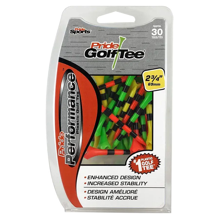 Gói 50 Tee Pride PTS Performance 2¾" (69mm) Stripe Fruit 50P Pak CPSEV2345044 | PRIDE từ Tee golf