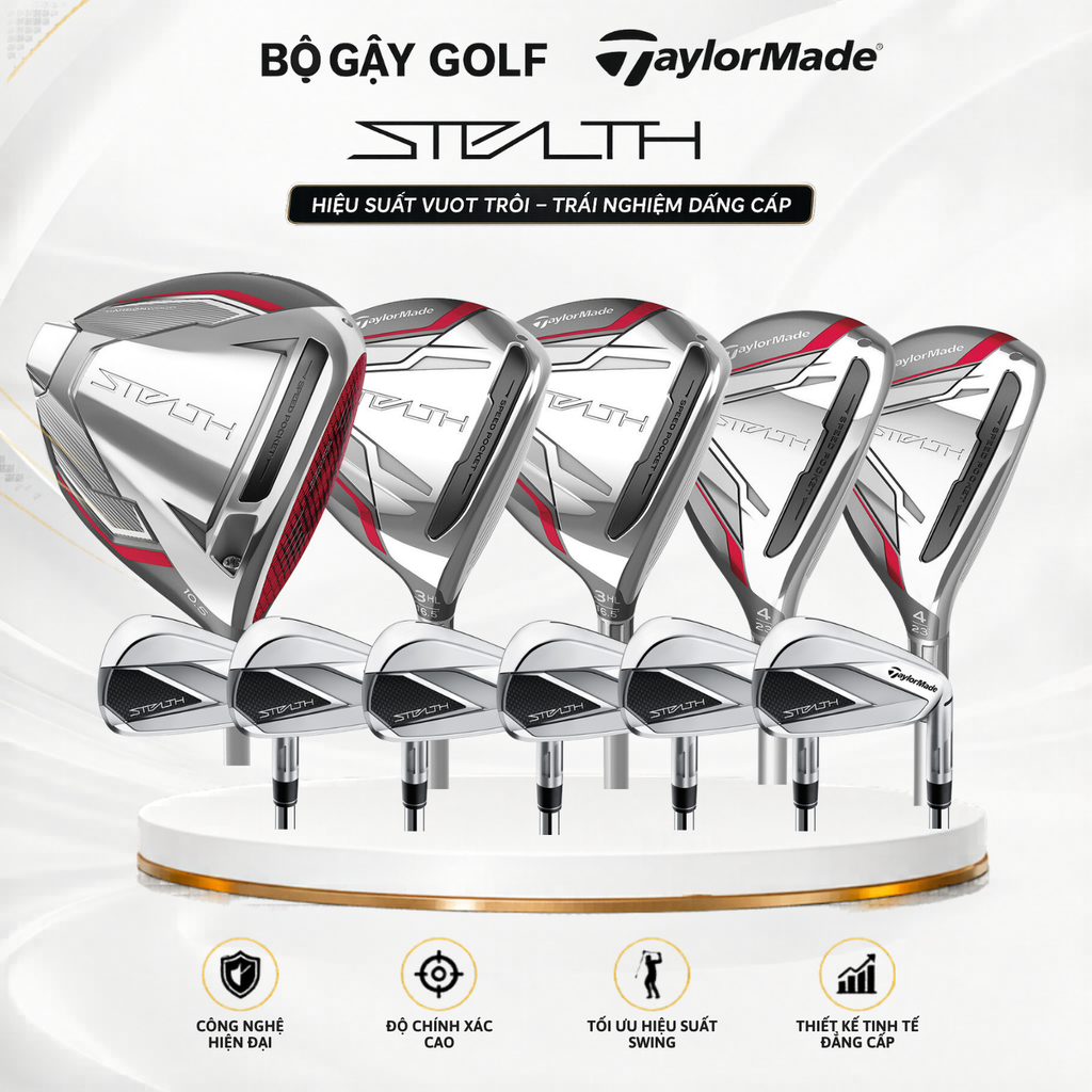 Bộ gậy Golf FullSet Stealth LADY | TaylorMade