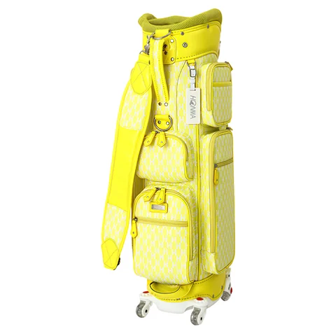 Túi Gậy Golf Monogram Wheel Caddy Bag Có Bánh Xe CB12421 YELLOW | HONMA