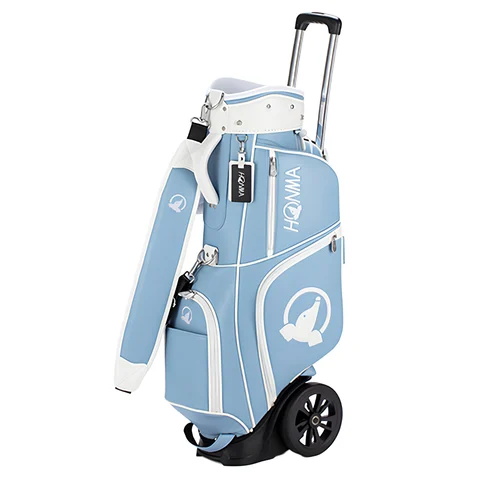 Túi Gậy Golf Caddie Bag Có Tay Kéo - Bánh Xe CB12621 BLUE | HONMA