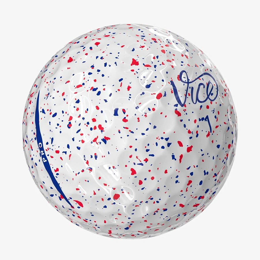 Bóng Golf Vice Pro 3 Lớp Màu DRIP RED-BLUE | Vice Golf - hình thu nhỏ 5