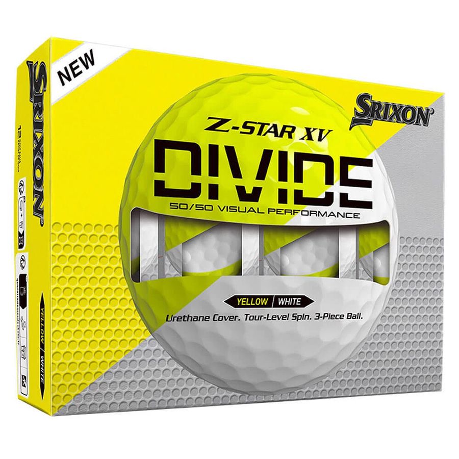Bóng Golf Z-Star XV 9 Divide White/ Yellow | Srixon từ Srixon