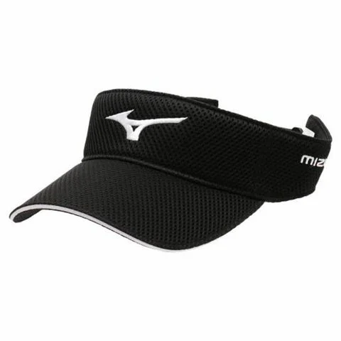 Nón nửa đầu nam DOUBLE RUSSELL MESH VISOR BLACK E2MWA02609 | Mizuno từ Mizuno