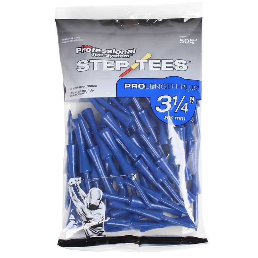 Gói 50 Tee Pride Step-Tee 3¼" (83mm) 50P Pak BLUE TS31450 | PRIDE