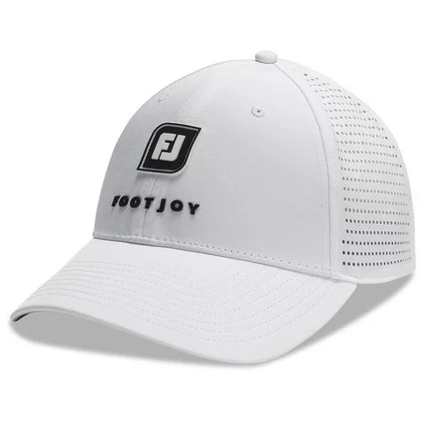 Nón Kết Golf Nam Perforated Trucker Cap White 45854 | FootJoy