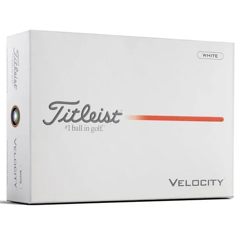 Hộp 12 bóng golf Velocity 2 lớp trắng 2026 | Titleist