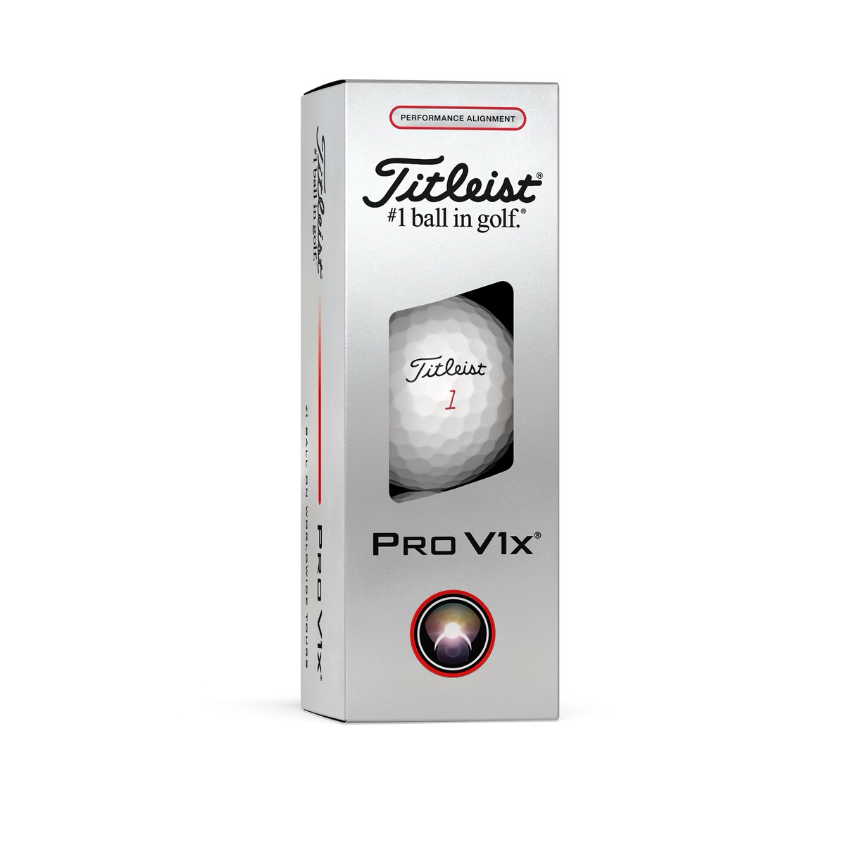 T2049S-PAR Bóng Titleist 25 PRO V1X PERFRM ALGN RED ( Thỏi ) - hình thu nhỏ 3