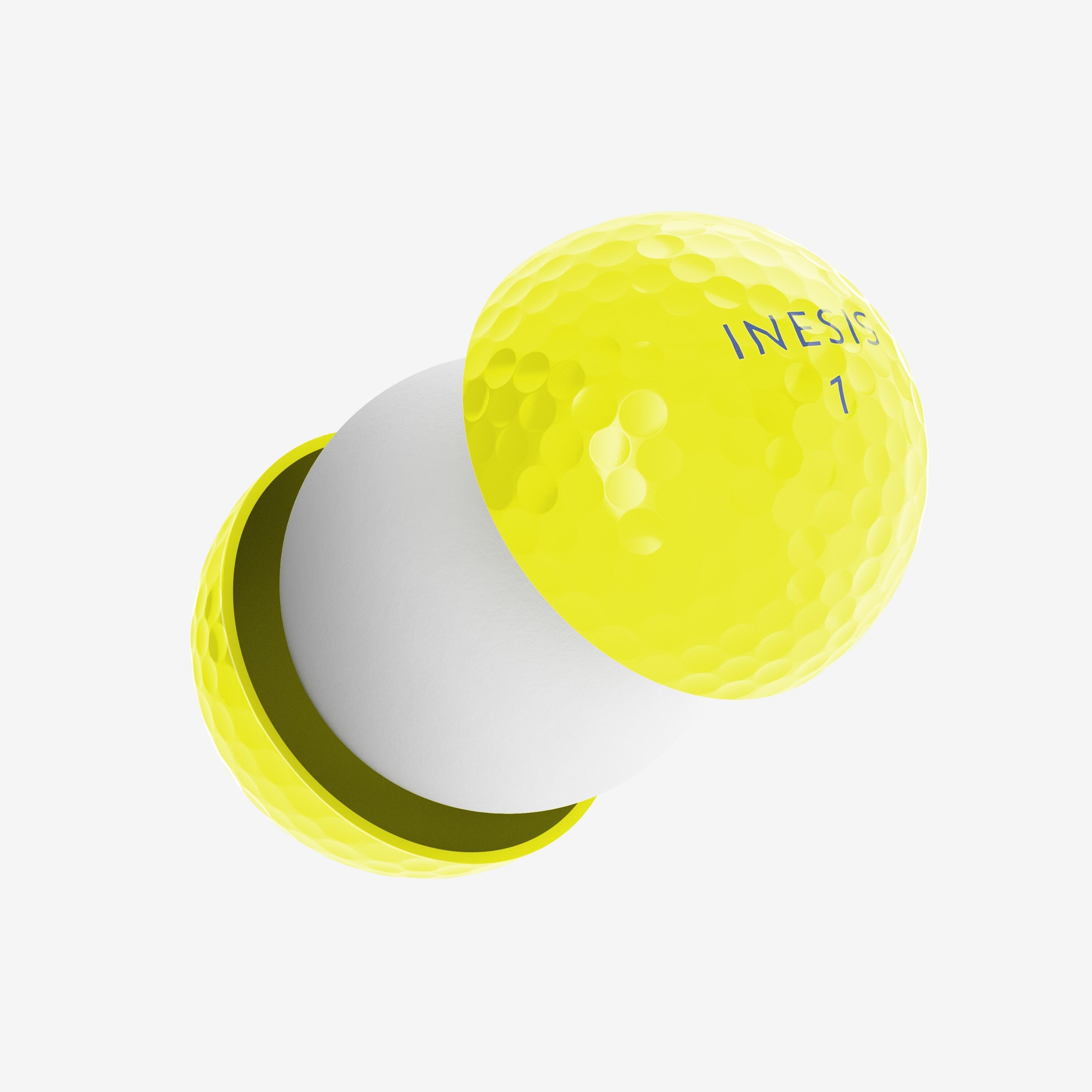 Gói 12 bóng chơi golf Soft 500 - Vàng