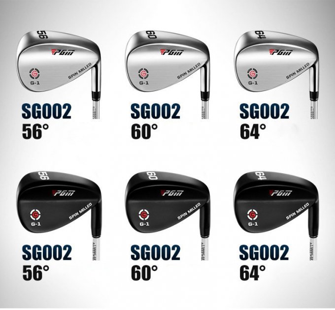 Gậy đánh Golf góc 50°/52°/54°/56°/58°/60°/62°/64° từ Bộ gậy golf