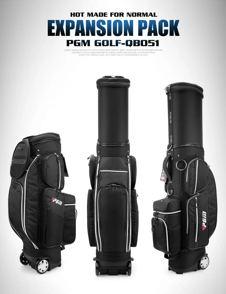 Túi Gậy Golf Nắp Cứng Linh Hoạt, 4 Trong 1 – PGM – Đen/Xanh/Đỏ/Xanh Rêu - hình thu nhỏ 3