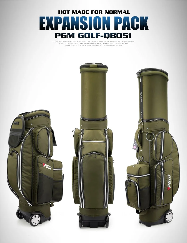 Túi Gậy Golf Nắp Cứng Linh Hoạt, 4 Trong 1 – PGM – Đen/Xanh/Đỏ/Xanh Rêu - hình thu nhỏ 6