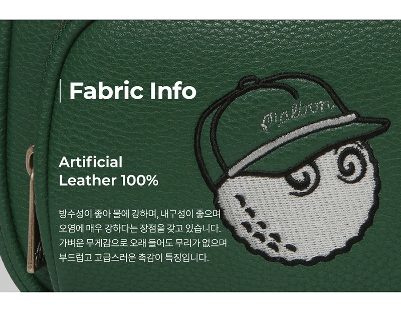 Túi Golf Cầm Tay Malbon Xanh/Nâu/Đen – GIÁ TỐT - hình thu nhỏ 9