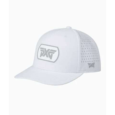 Nón kết Dog Tag 6-Panel Snapback Cap - White/Grey | PXG