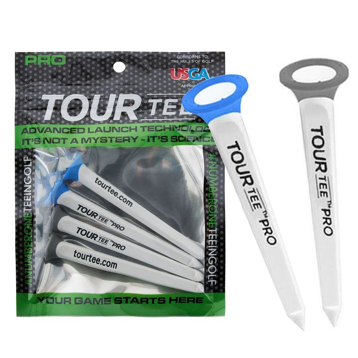 Gói 4 tee TOUR TEE PRO 80mm Giúp bóng bay xa hơn | TOUR Tee