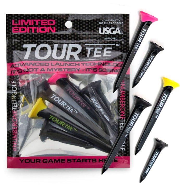 Gói 5 tee LIMITED EDITION TOUR TEE PRO 23-50mm Giúp bóng bay xa hơn | TOUR Tee