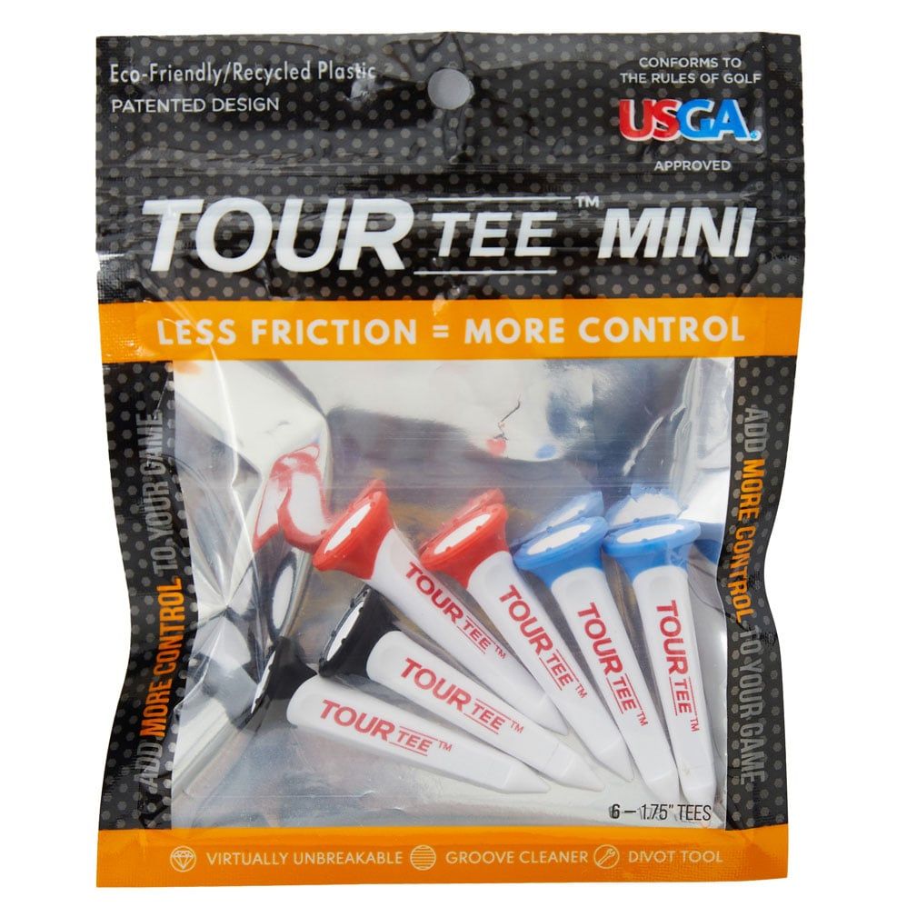 Gói 6 tee TOUR TEE MINI 23mm Giúp bóng bay xa hơn | TOUR Tee