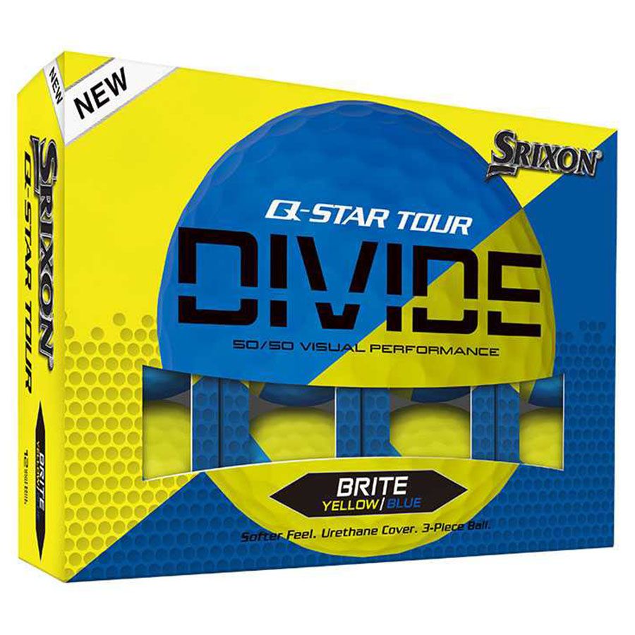 Bóng Golf Srixon Q-Star Tour 5 Divide Yellow - Blue | Srixon