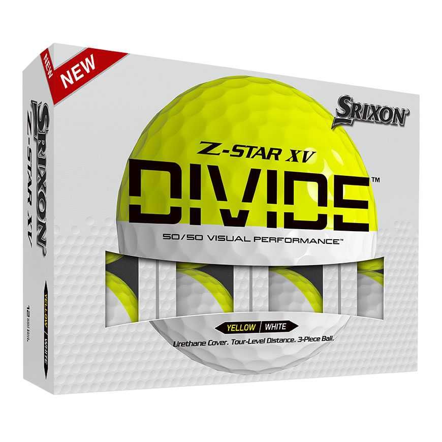 Bóng Golf Srixon Z-Star XV 8 Divide Yellow/White | Srixon