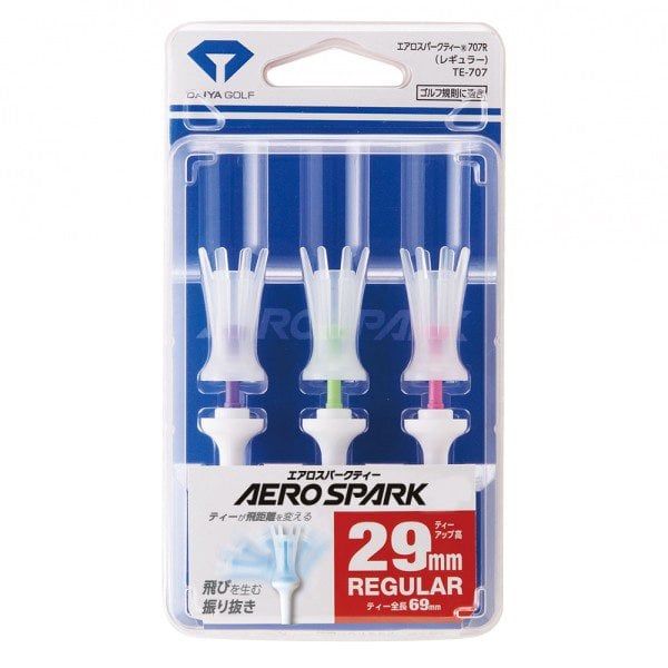 Tee golf nhựa 69MM Aero Spark TE 707 Regular Japan | DAIYA