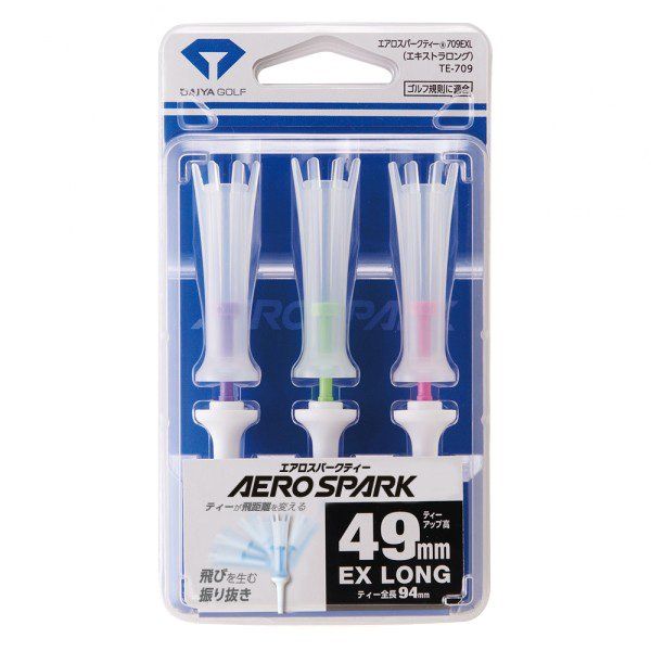 Tee golf nhựa 94MM Aero Spark TE 709 Ex-long Japan | DAIYA