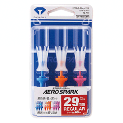 Tee golf nhựa 69MM đổi màu Aero Spark UV TE 717 Regular Japan | DAIYA
