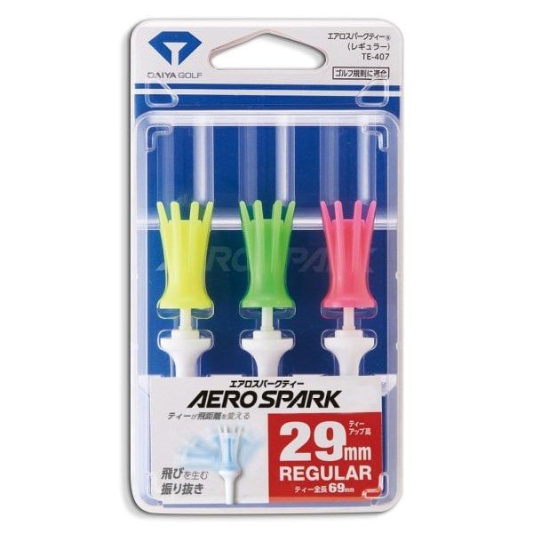 Tee golf nhựa 69MM Aero Spark TE 407 Japan | DAIYA