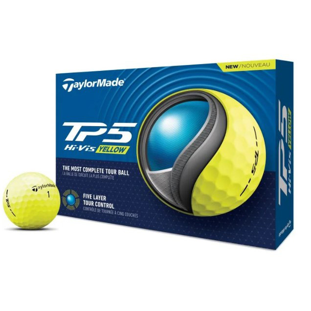 Bóng golf TaylorMade TM21 TP5 GLB Yellow từ TaylorMade