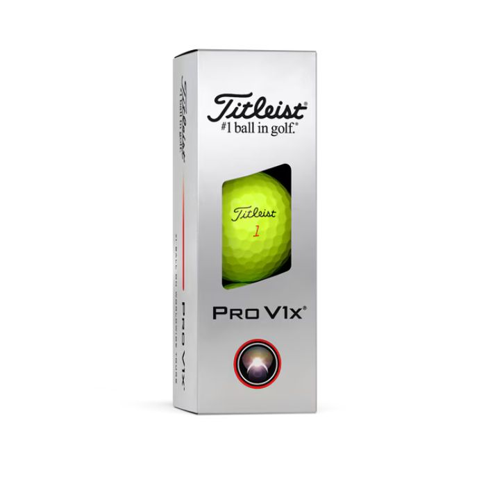 Bóng Titleist Pro V1X (25) yellow từ Titleist