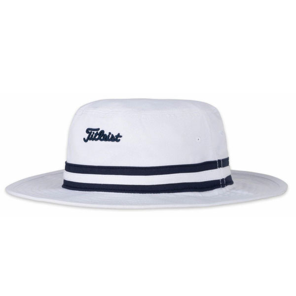 Mũ golf Titlesit Cotton Stripe Bucket 2021-Trắng từ Mũ golf