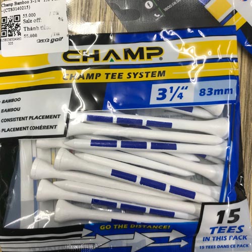 Champ Bamboo 3-1/4" 15P Pack - (CTS3140215) từ Golf