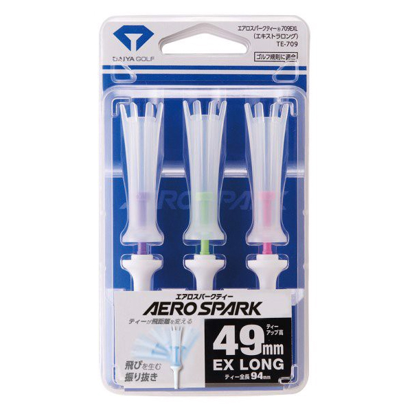 Tee golf nhựa 94MM Aero Spark TE 709 Ex-long Japan | DAIYA - hình thu nhỏ 2