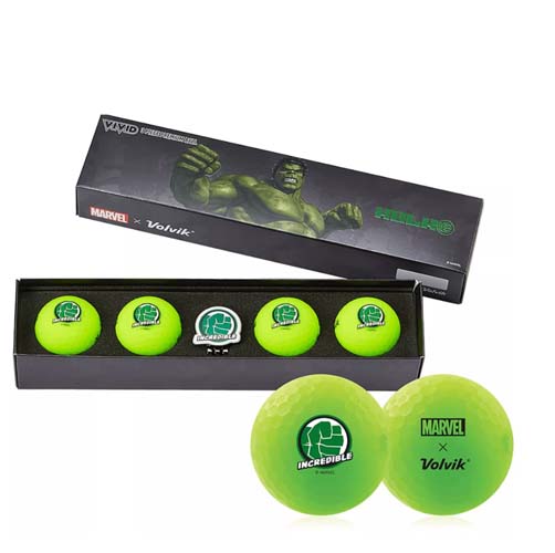 Bóng gofl Volvik Vivid Marvel HULK 23 từ Bóng golf