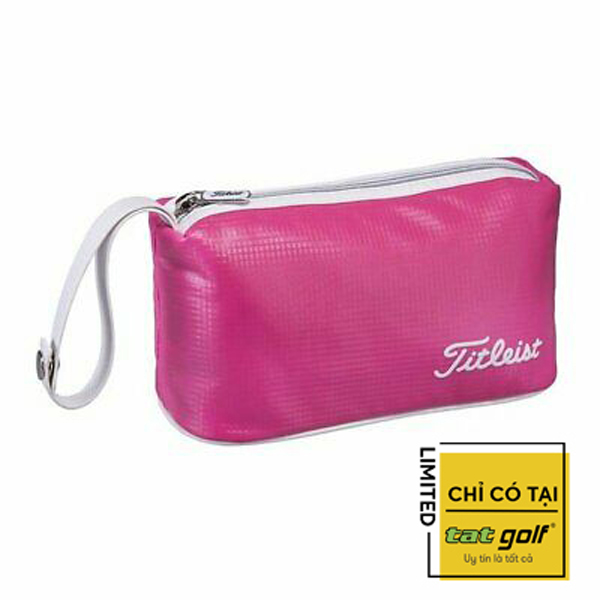 Túi phụ kiện golf Titliest PU Pouch (lady)-Hồng từ Túi golf
